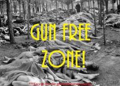 Gun free zone Piles of dead bodies
