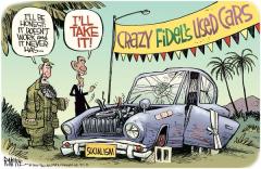 Obama kicking the tires of socialism in Cuba - he will buy it