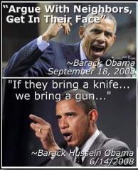 Obama inciting anger and divsion in quotes