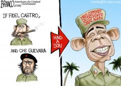 If Che Guevara and Fidel Castro had a son it would be Barack Obama