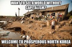 Resist Capitalism Lets all live like North Korea
