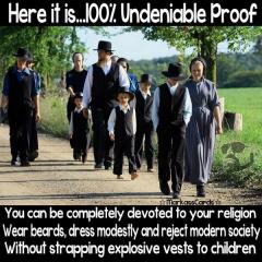 Yes You Can wear beards dress modestly reject modern society without strapping explosives to your children