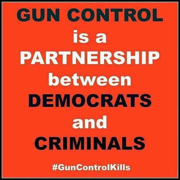 Gun Control is a partnership between Democrats and Criminals