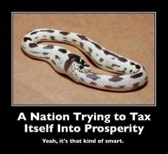 A nation trying to tax itself into prosperity