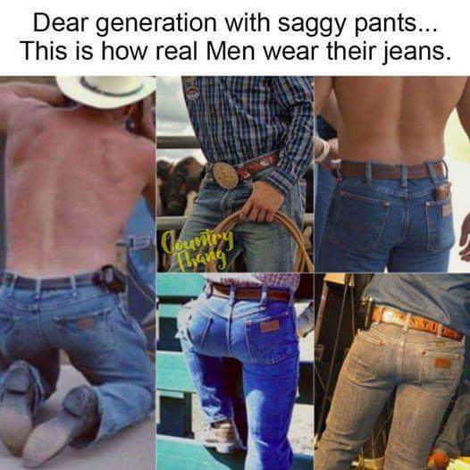 men in jeans