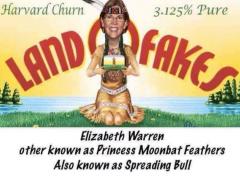Elizabeth Warren Land of Fakes Butter