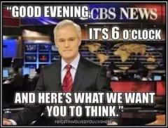 Good Evening Its the 6 Oclock News and Here is what we want you to think MEDIA MIND CONTROL
