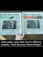Same Paper Same Date Different Markets Media Mind Control