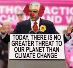 what a clown obama says climate change biggest threat