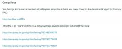 Soros Linked to Pizza Parlor Pizza Gate American Bridge 21st Centruy