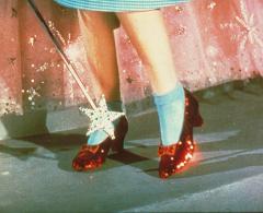 Dorothys Ruby red slippers