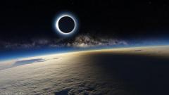 Solar Eclipse at the International Space Station