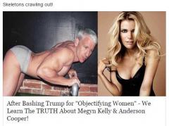 Anderson Cooper and Megyn Kelly - skeletons come out of the closet