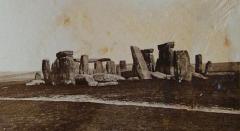 Stonehenge 1877 before restoration by Philip Rupert Acott