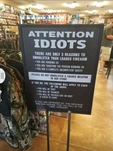 Attention Idiots