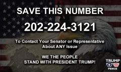 phone number of senate and house DC