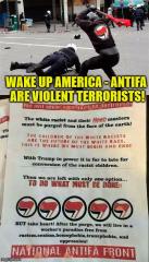 Wake up America ANTIFA are a terrorist front