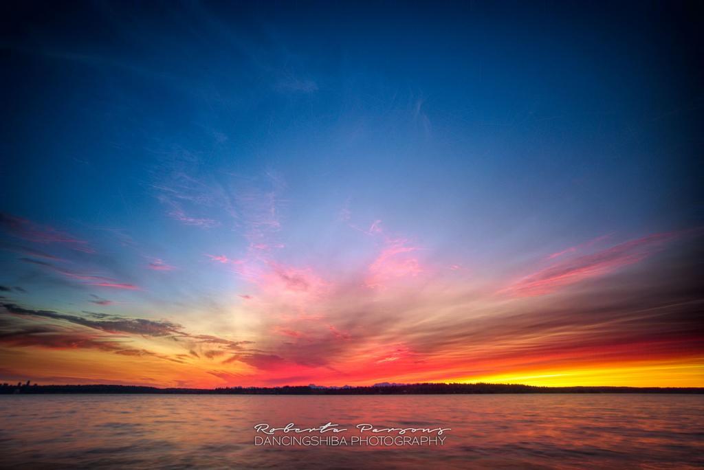Sunset over Lake Washington