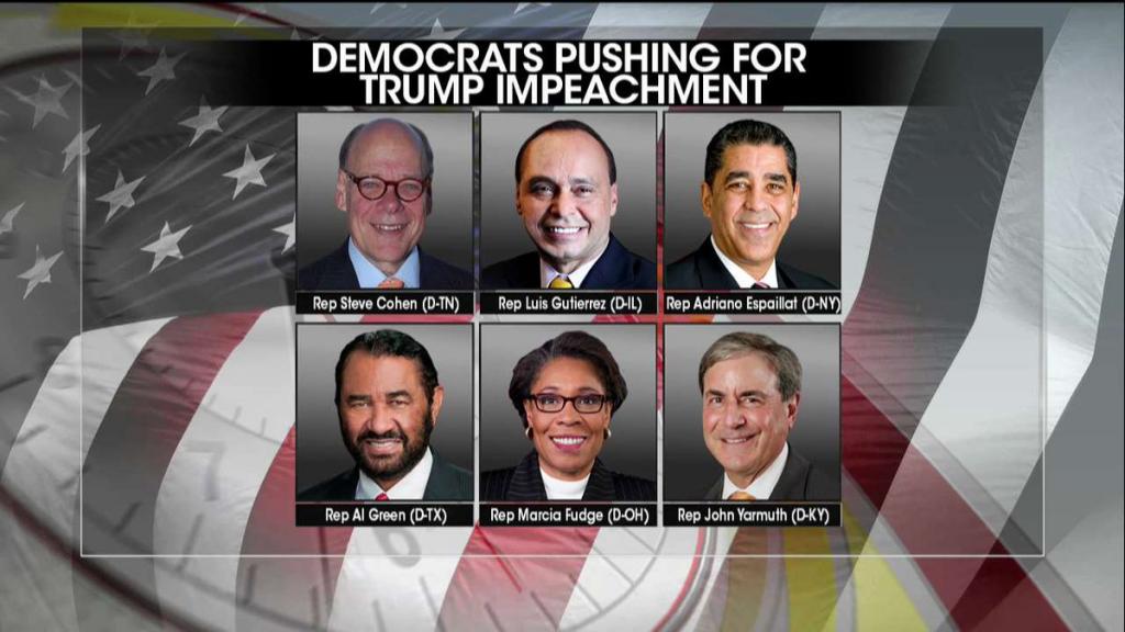 dems pushing for trump impeachment