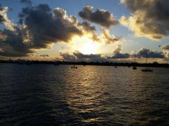 Sunset from west palm mooring