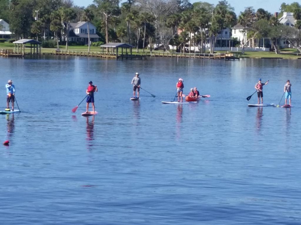 Paddleboarders