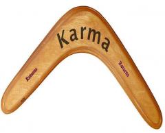karma is like a boomerang