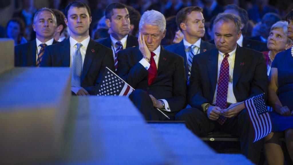 When Hillary Lost - photo of Bill Clinton and Tim Kaine