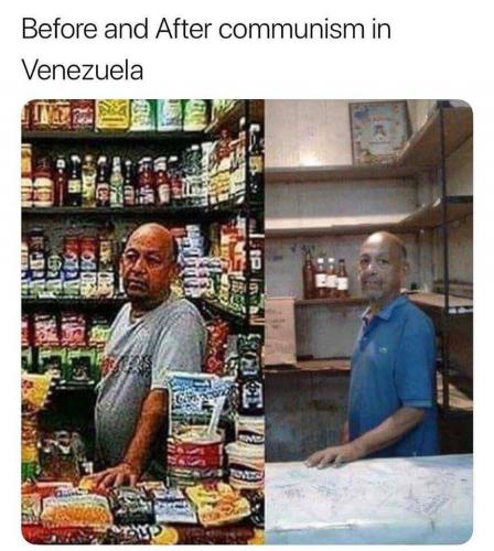 Before and after communism in Venezuela