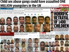 Child Sex Abuse Gangs could have assaulted one million youngsters in the UK