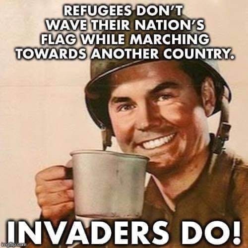 Refugees Don&#039;t Wave Their Nations Flag