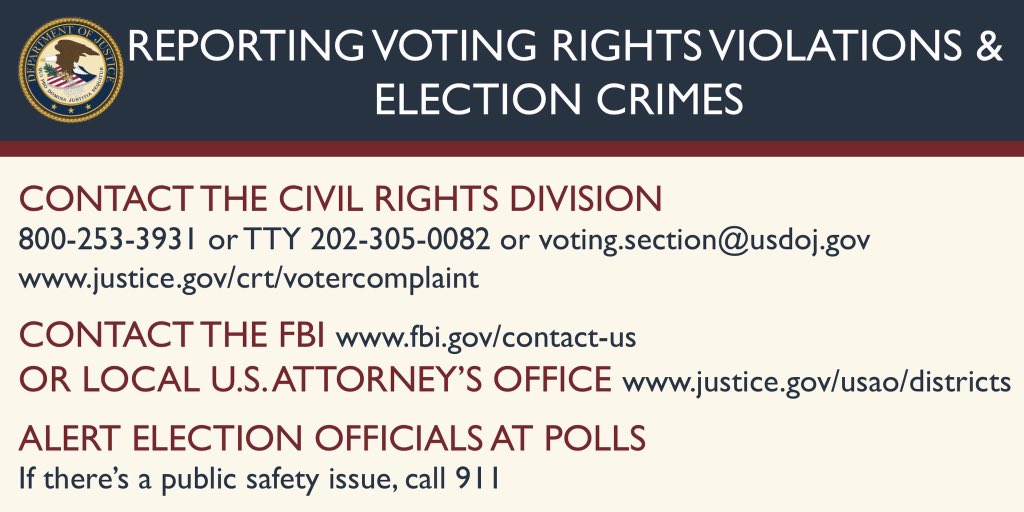 REPORT VOTING RIGHTS VIOLATIONS