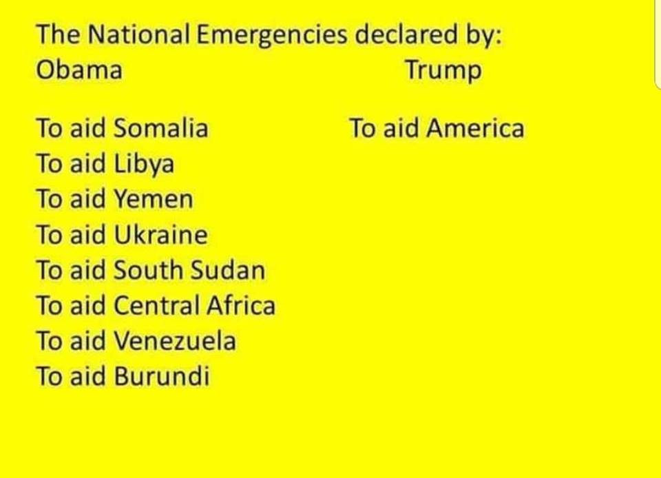 national emergencies