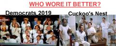 ALL WHITE - WHO WORE IT BETTER -Democrats or mental patients