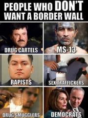 people who don&#039;t want a border wall