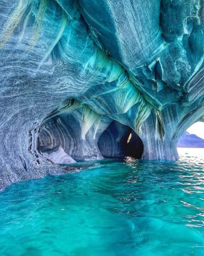 Marble caves of Chile