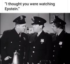 Were the three stooges in charge of watching Epstein in jail