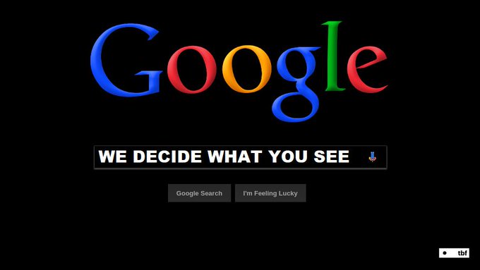 Google We decide what you see