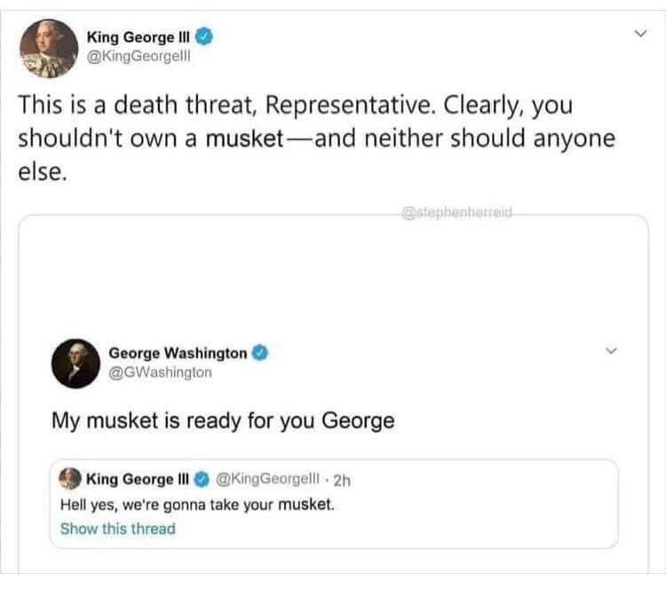 Beto aka King George III vs George Washington