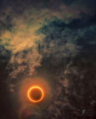 The Ring of Fire. Singapore eclipse 12-26-19