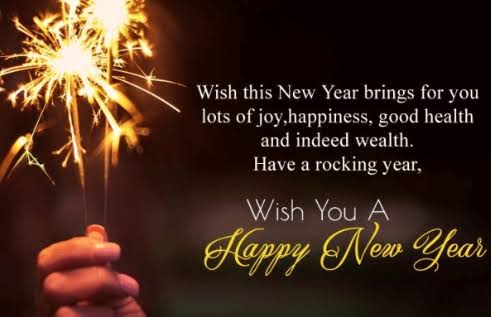 happy new year 2020 wishing you all good things