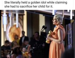 Actress thankful for abortion so she could win a golden idol