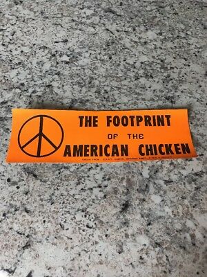 Foot Print of The American Chicken