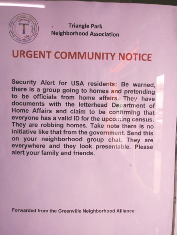 Community Notice - Urgent