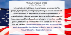 THE AMERICAN CREED