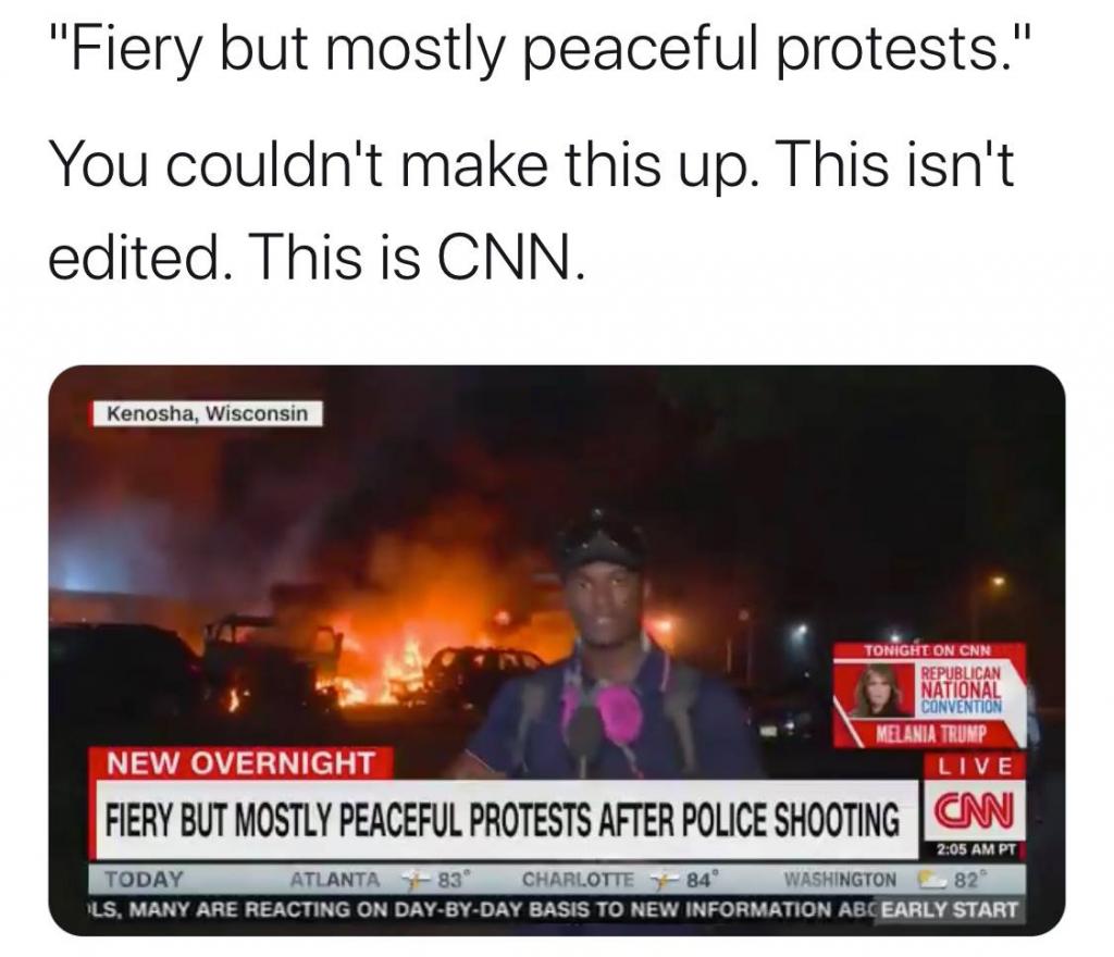 Fiery But Mostly Peaceful - CNN