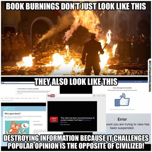 Book Burnings also Look Like This