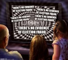 Theres no evidence of election fraud brainwashing media mind control