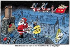 Covid Martial arrests Santa
