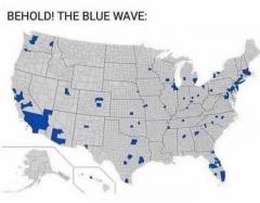 behold the blue wave map of democrat wins