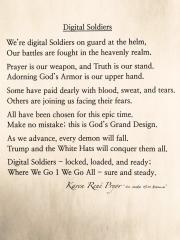 digital soldiers poem kathleen rene pryor